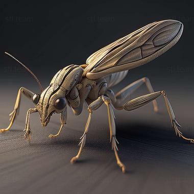 3D модель Oedemera croceicollis (STL)